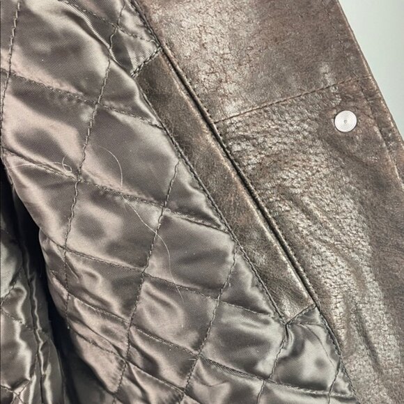 Pacific Trail Women's Dark Brown Leather Jacket Size M - Picture 10 of 10